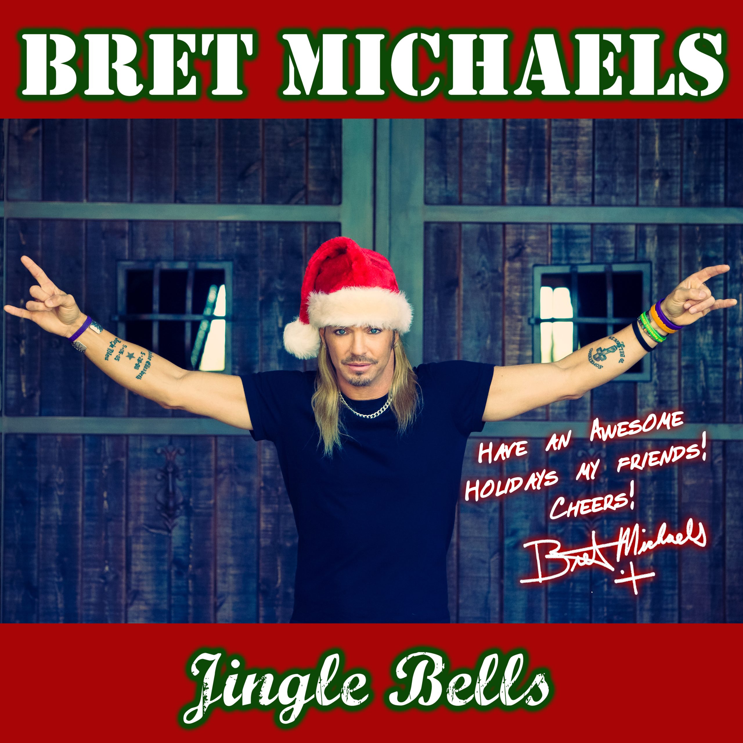 Song of the Day Jingle Bells Bret Michaels Official  Site