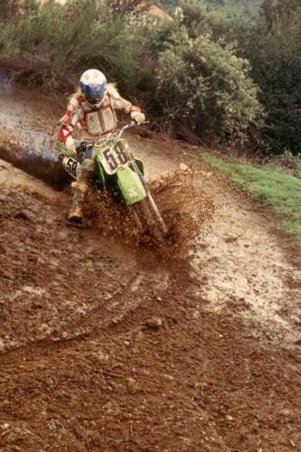 Summer Fun - Playin' in the mud on the dirt bike track