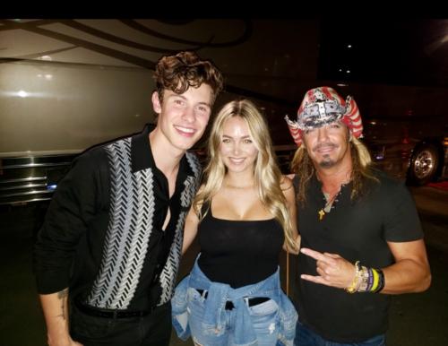 Shawn Mendes, Raine & Bret Michaels at CMT Crossroads