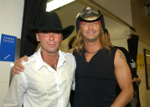 Kenny Chesney & Bret (WireImage.com)